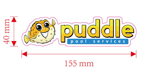 Puddle Logo Sticker (50 Pack)